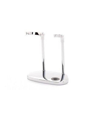 Muhle Gechromeerde dubbele houder voor scheerkwast en scheermes