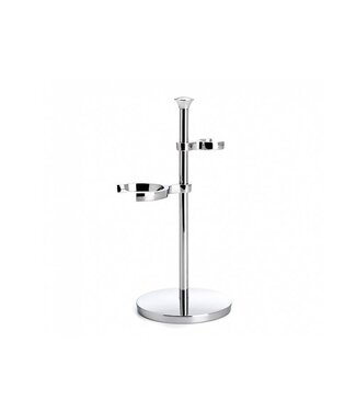 Muhle Gechromeerde houder voor scheerkwast en scheermes