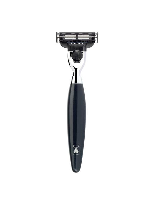 Muhle Kosmo Gillette® Mach3® scheerapparaat - zwart edelhars