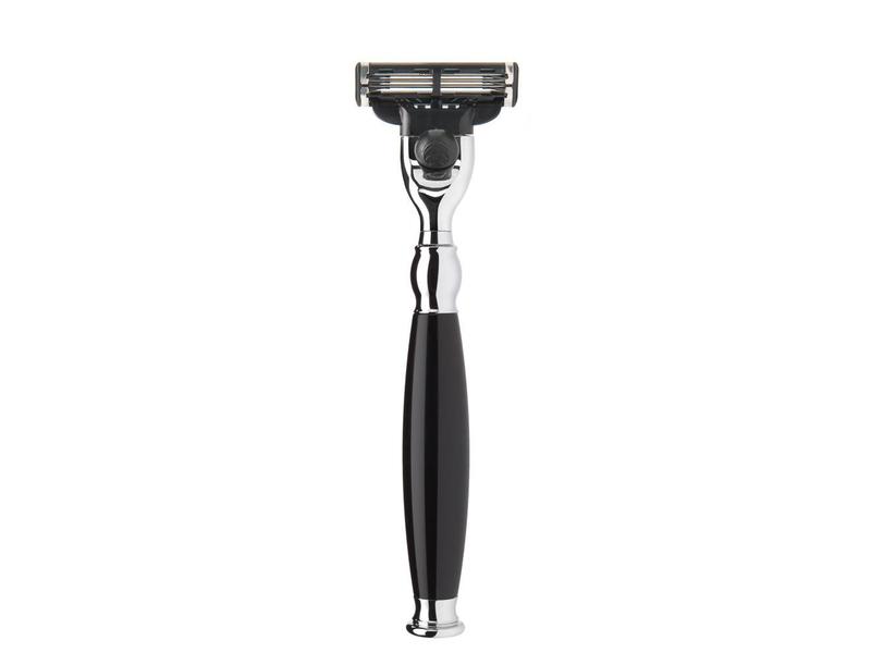 Muhle Sophist Gillette® Mach3®  scheerapparaat - zwart edelhars