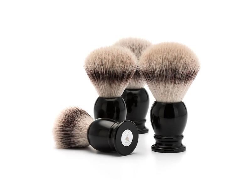 Muhle silvertip fibre scheerkwast - zwart - 23 mm - L