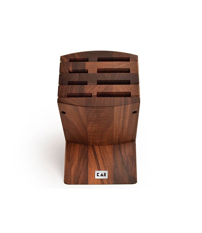 Kai messenblok in walnoothout voor 8 messen - DM 0810