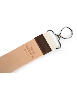 Herold rundslederen hangriem met canvaszijde