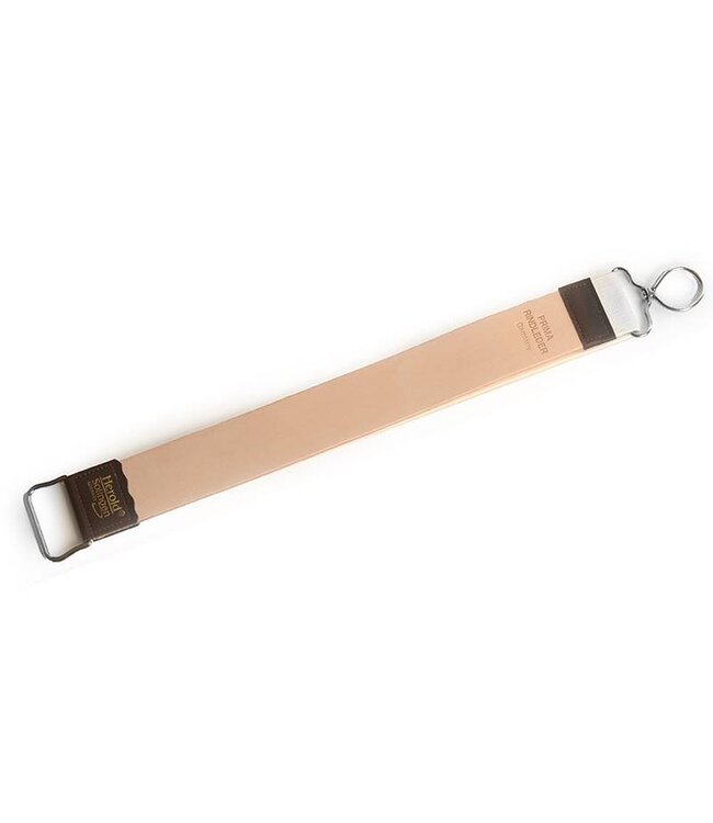 Herold rundslederen hangriem met canvaszijde