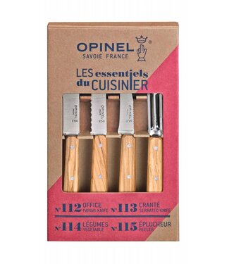 Opinel Les Essentiels du Cuisinier in beukenhout