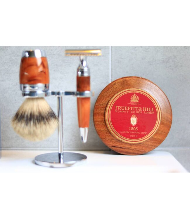 Truefitt & Hill Scheerzeep in handgemaakte houten scheerkom - 1805 - 100gram