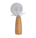 Triangle pizzasnijder met heft in kersenhout