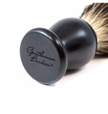 Gentleman Barbier Silvertip kwast in ebbenhout nr. 12