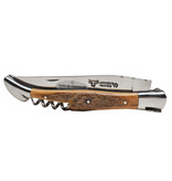 Laguiole en Aubrac 12cm croute d'ivoire de mammouth met kurkentrekker
