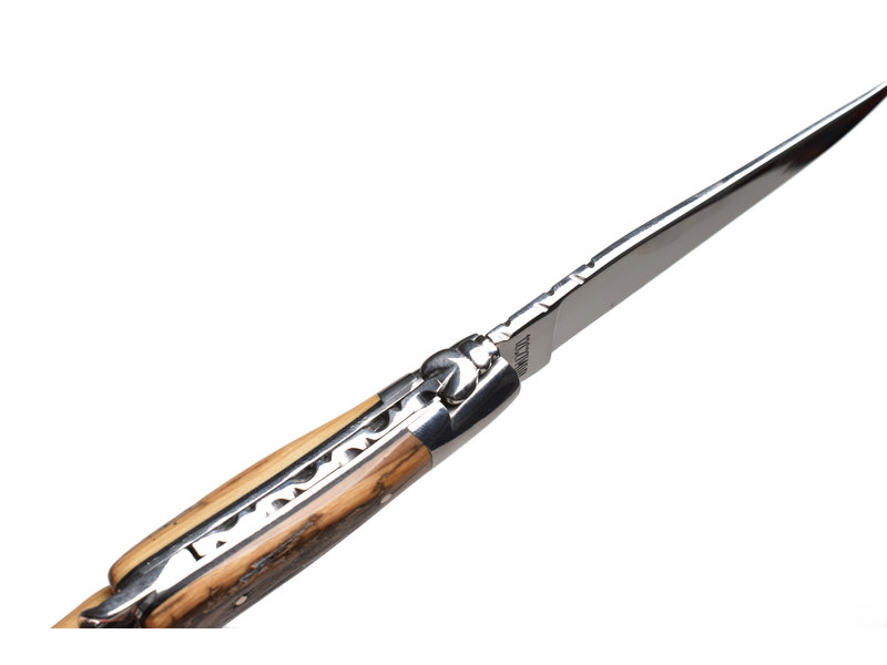 Laguiole en Aubrac 12cm croute d'ivoire de mammouth met kurkentrekker