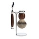 Sophist scheerset in ironwood - Gillette® Fusion5™ - kwast silvertip dassenhaar