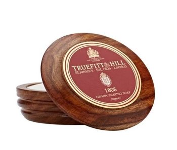 Truefitt & Hill scheerzeep in mooie houten kom - 1805 - 100gram