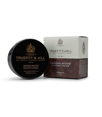 Truefitt & Hill scheercreme - Sandalwood - 190gram
