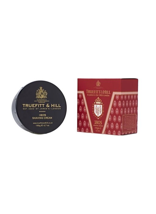 Truefitt & Hill 1805 scheercreme in mooie zwarte kom