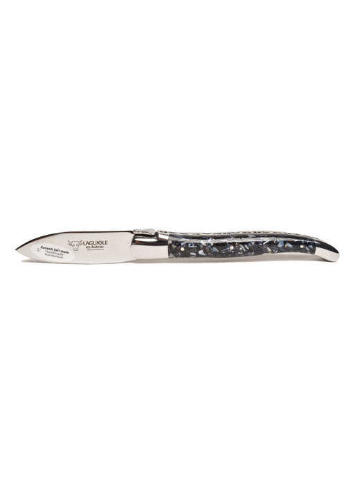 Laguiole en Aubrac oestermes met heft in mosselschelpen