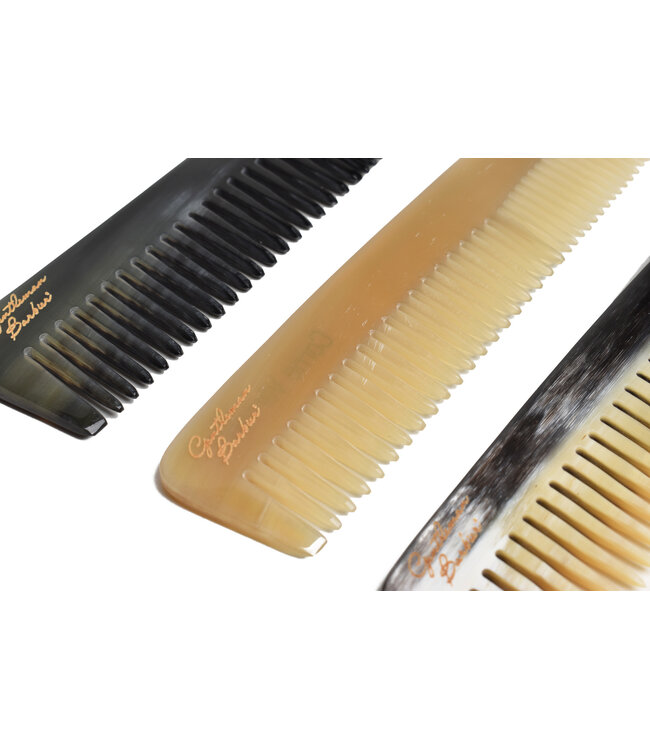 Gentleman Barbier kam hoorn 14.5cm grof en fijne tanden