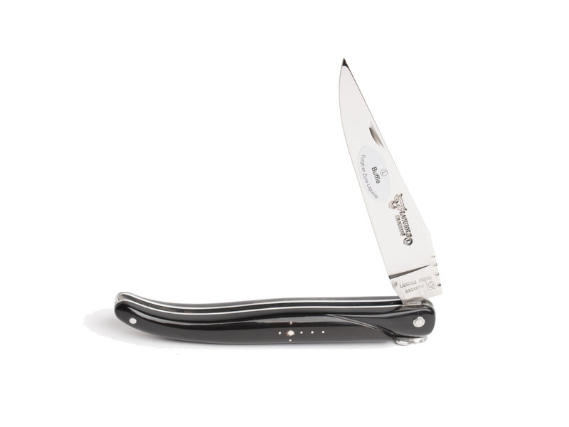 Laguiole en Aubrac 12cm buffel - plein manche - glanzend