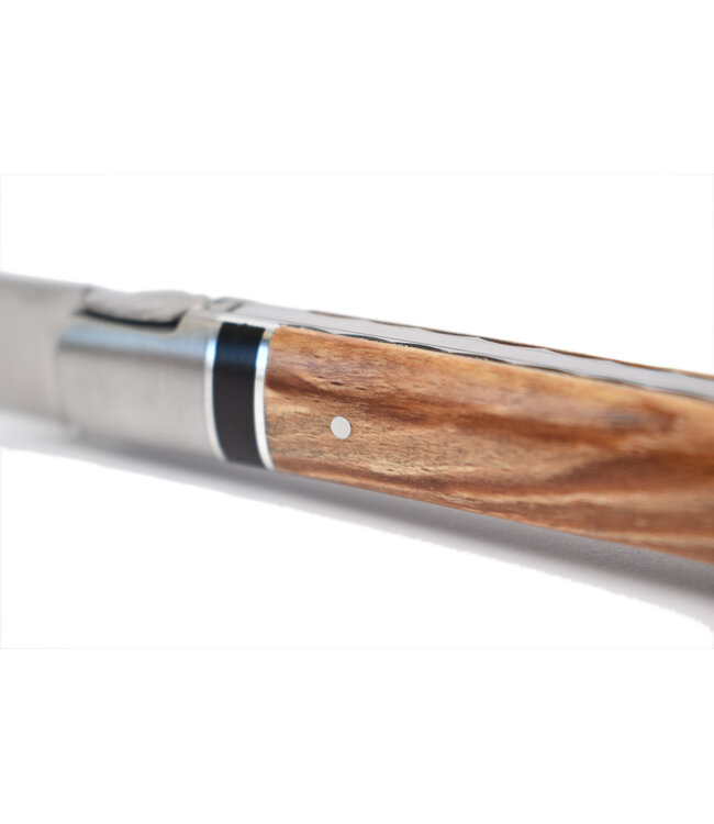 Sauveterre 11cm bois d'Aubrac en cornière ébène - bewerkte rug