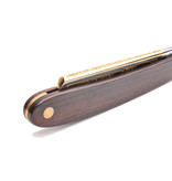 Dovo open scheermes 5/8 - koolstofstaal - cocobolo