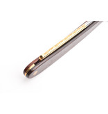 Dovo open scheermes 5/8 - koolstofstaal - cocobolo