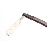 Dovo open scheermes 5/8 - koolstofstaal - cocobolo