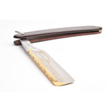 Dovo open scheermes 5/8 - koolstofstaal - cocobolo