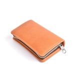 De Messenwinkel reisscheerset in etui buffelleder cognac - safety razor - silvertip fibre