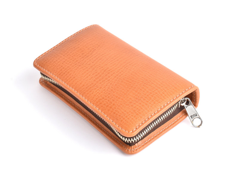 De Messenwinkel reisscheerset in etui buffelleder cognac - safety razor - silvertip fibre