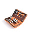 De Messenwinkel reisscheerset in etui buffelleder cognac - Gillette® Fusion5™ - silvertip fibre