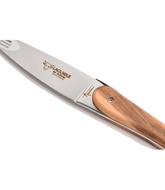 Laguiole en Aubrac 6 steakmessen ecir - olijfhout
