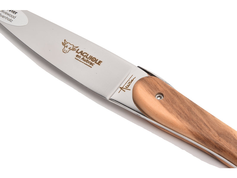 Laguiole en Aubrac 6 steakmessen ecir - olijfhout