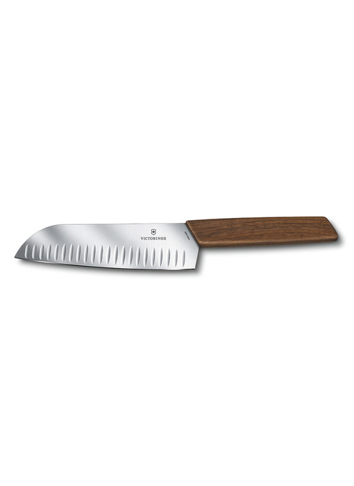 Victorinox Santoku met kuiltjes Swiss modern