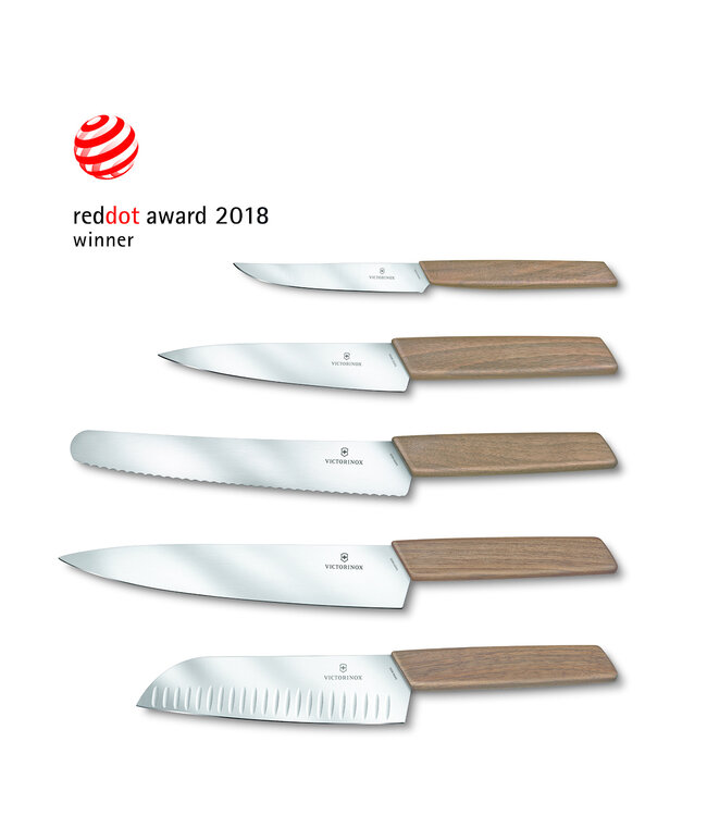 Victorinox Santoku met kuiltjes Swiss modern