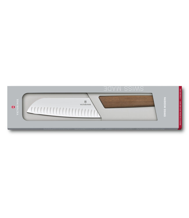 Victorinox Swiss modern santoku met kuiltjes 17cm