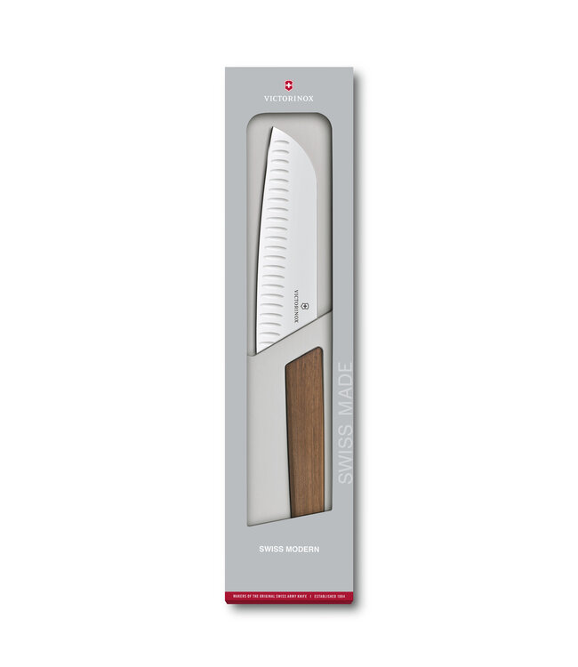 Victorinox Swiss modern santoku met kuiltjes 17cm