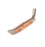 Laguiole en Aubrac 12cm jeneverbes - double platines - brut de forge - mat