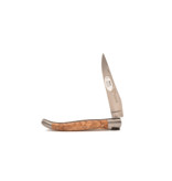 Laguiole en Aubrac 12 cm Olivier - platines guillochées - mat