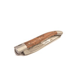 Laguiole en Aubrac 12cm pistache - double platines - mat