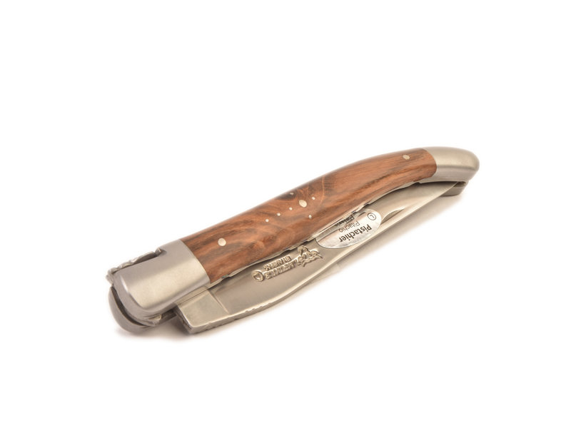 Laguiole en Aubrac 12cm pistache - double platines - mat