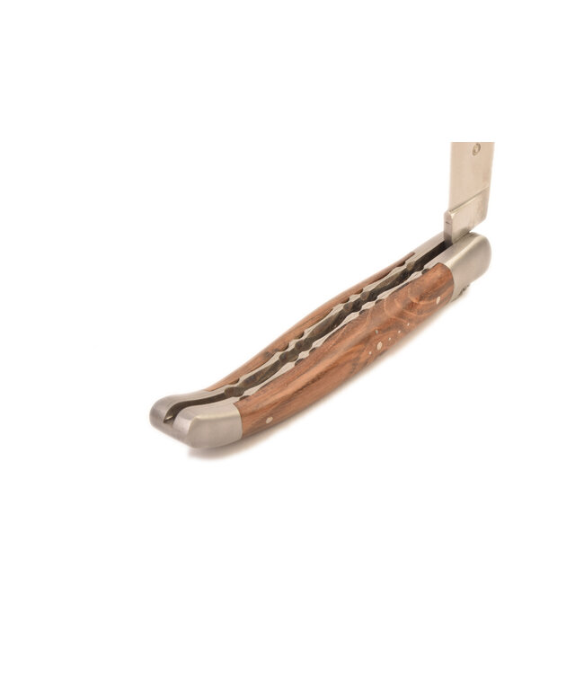 Laguiole en Aubrac 12cm pistache - double platines - mat