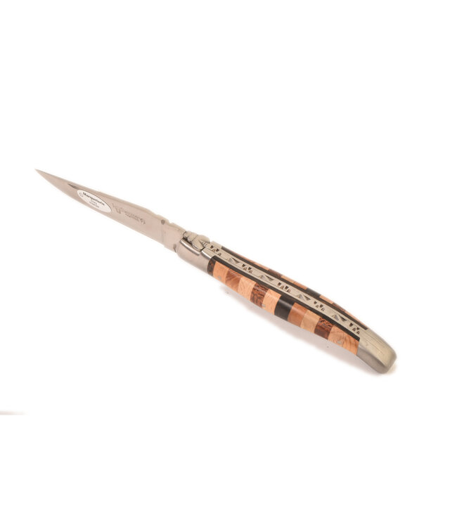 Laguiole en Aubrac 12cm marqueterie woodstock - mat