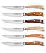 Wusthof Ikon steakmessen in lederen etui