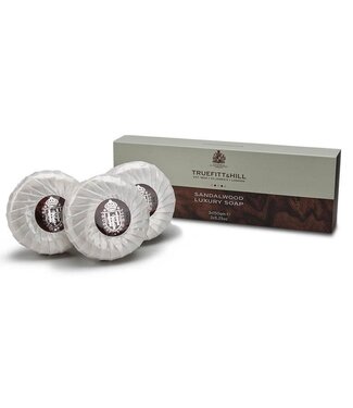 Truefitt & Hill Luxe handzepen - Sandalwood - 3x 150gram