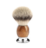 Muhle Sophist scheerset in ironwood - Gillette® Fusion5™ - kwast silvertip fibre