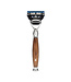 Muhle Sophist scheerset in ironwood - Gillette® Fusion5™ - kwast silvertip fibre