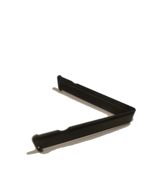 Dovo Zwart Shavette houdertje voor korte mesjes (alleen voor Dovo-shavette)