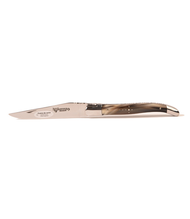 Laguiole en Aubrac 12cm pointe de corne - glanzend