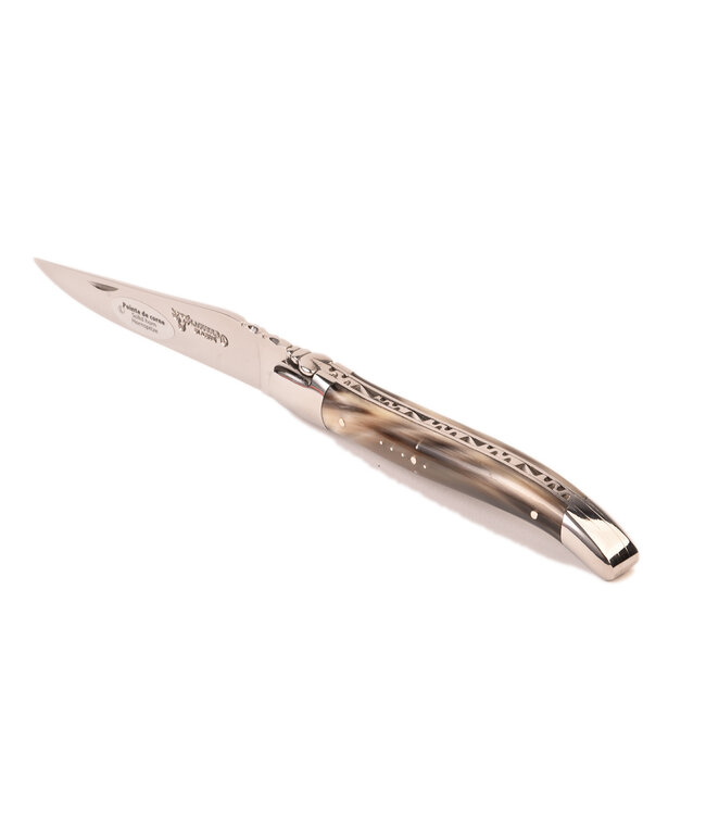 Laguiole en Aubrac 12cm pointe de corne - glanzend