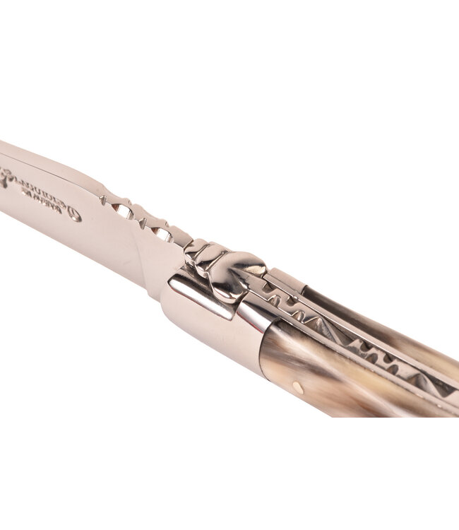 Laguiole en Aubrac 12cm punthoorn - glanzend