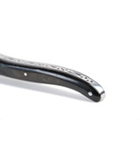 Laguiole en Aubrac 12 cm croute de buffle - plein manche - glanzend